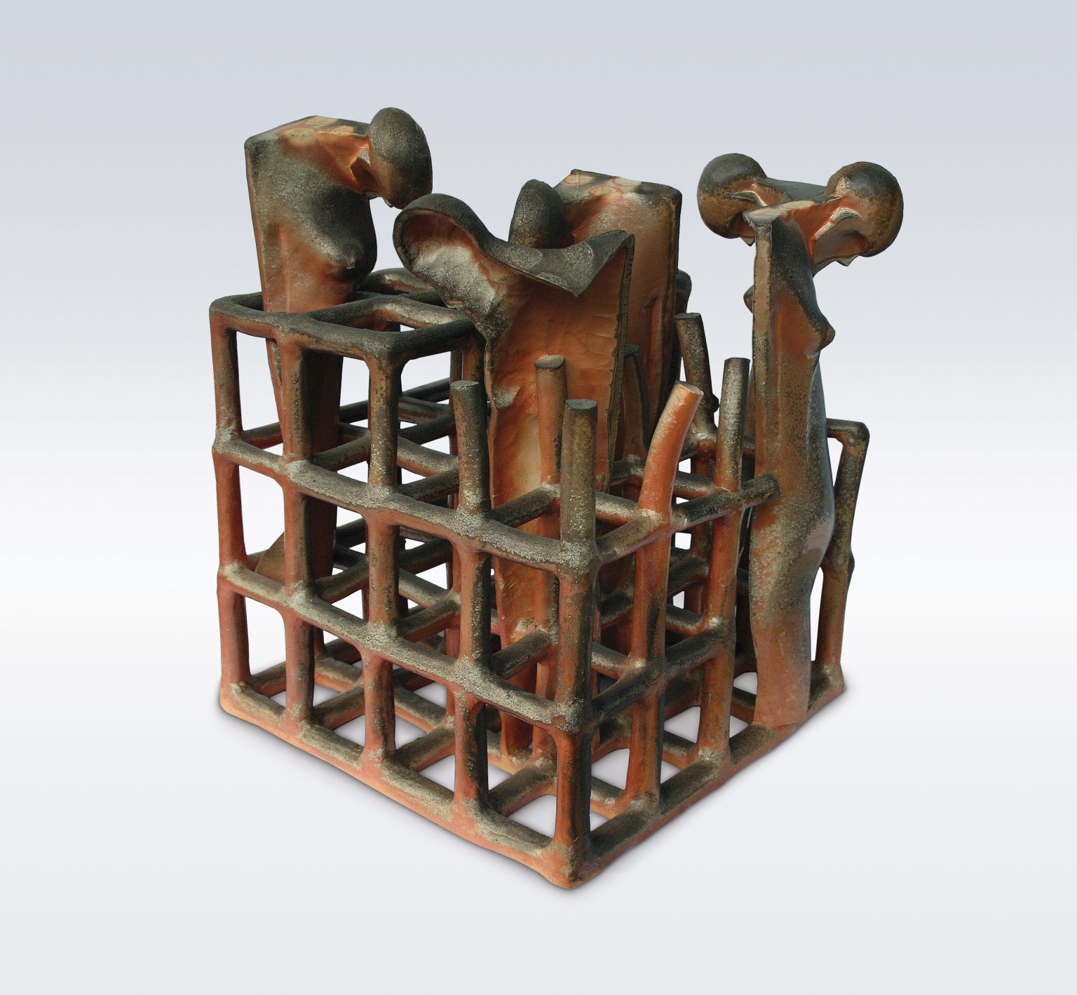 S.Brach, Klatka z cyklu Przestrzenie, 36 x 36 x 47 2008