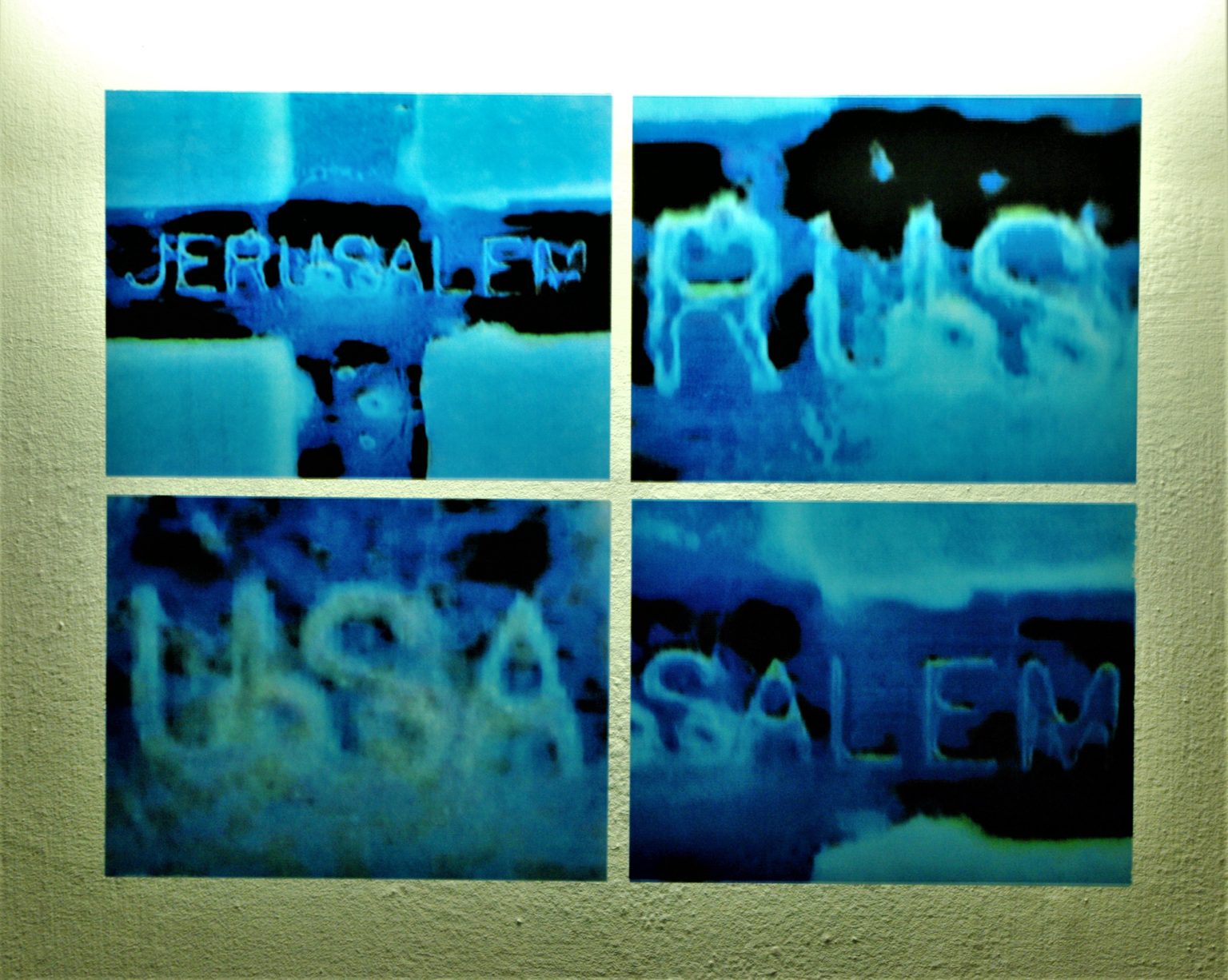 P. Mysera, LINIA PODZIAŁU, tableau, 2003, fot. P. Mysera