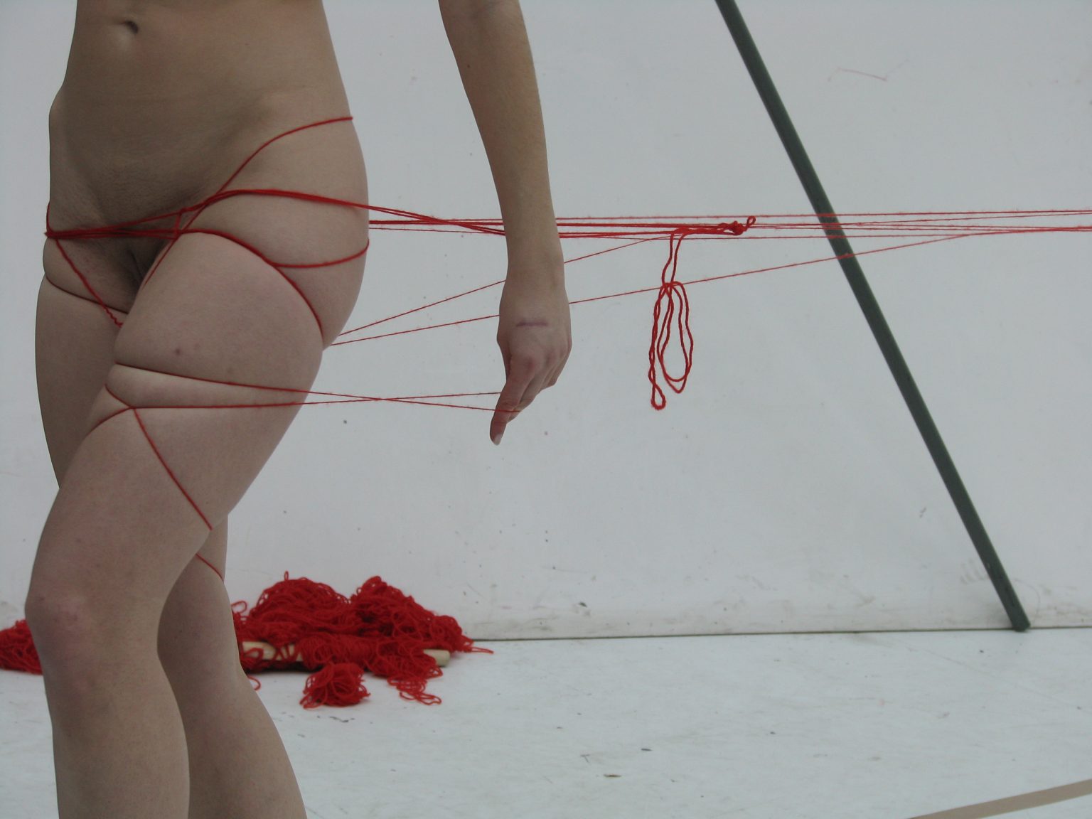 A.Kokosza, wideoinstalacja mobilna PRZESTRZEŃ CIAŁA, 2011