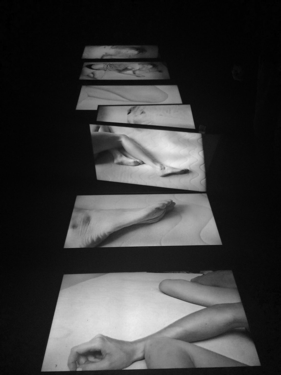 E.Łuczak, 4 Tygodnie, instalacja do spektaklu, 2017