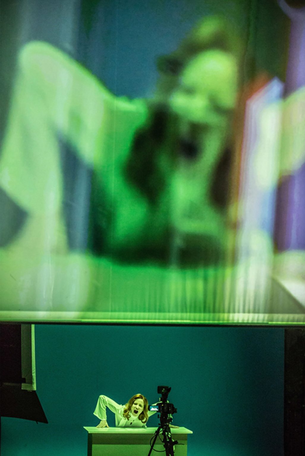 E.Łuczak, Wściekłość, instalacja do spektaklu, foto N.Kabanow, 2017