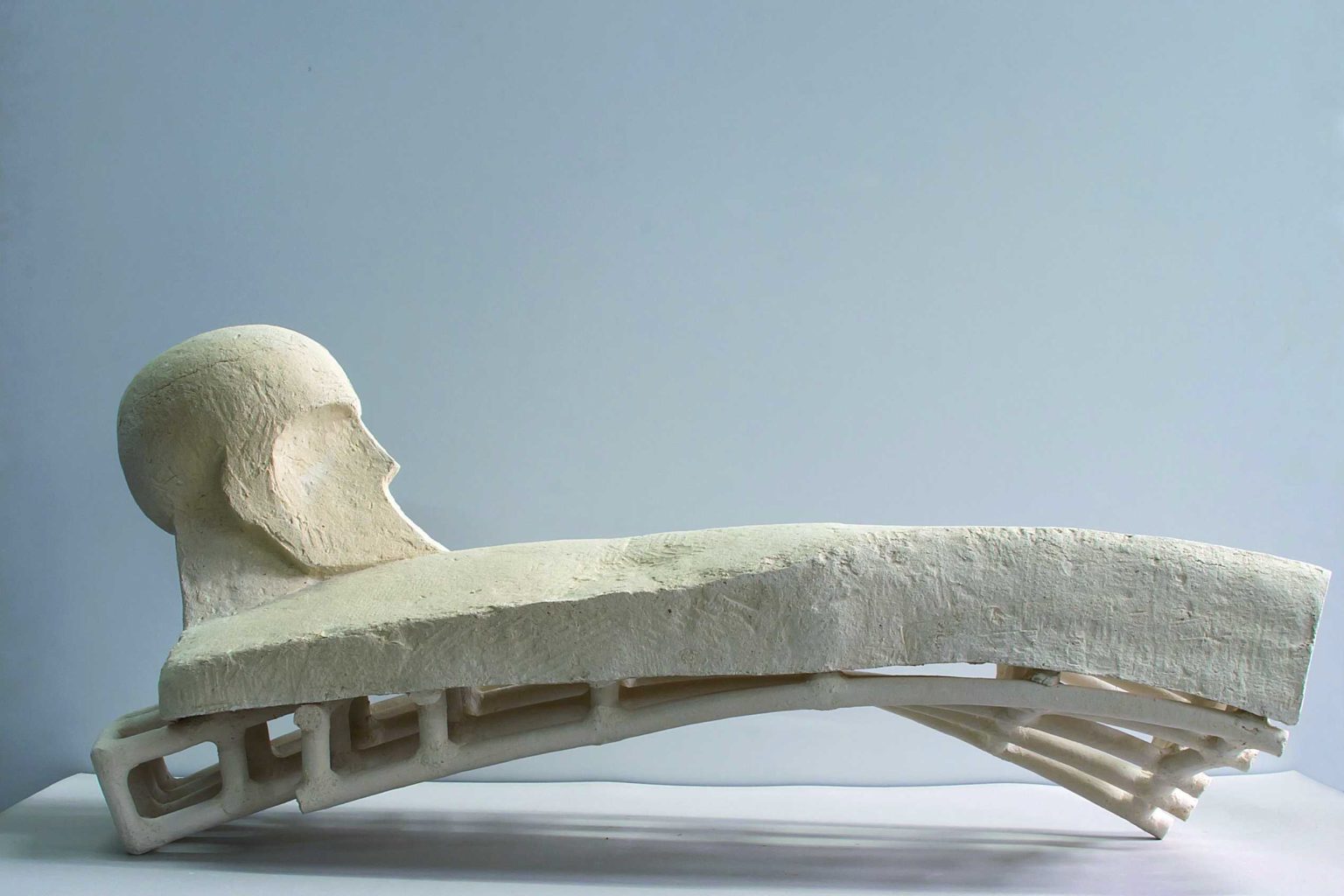 S.Brach, Figura I,, z cyklu Przestrzenie, glina szamotowa,2012