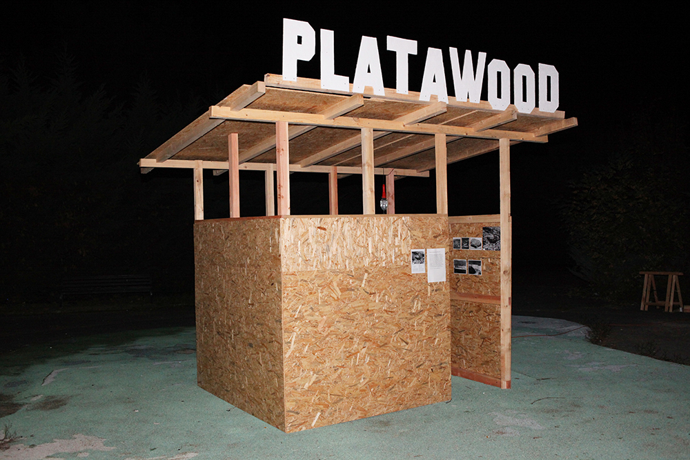 A.Siekierska, Galeria efemeryczna, instal, 2017