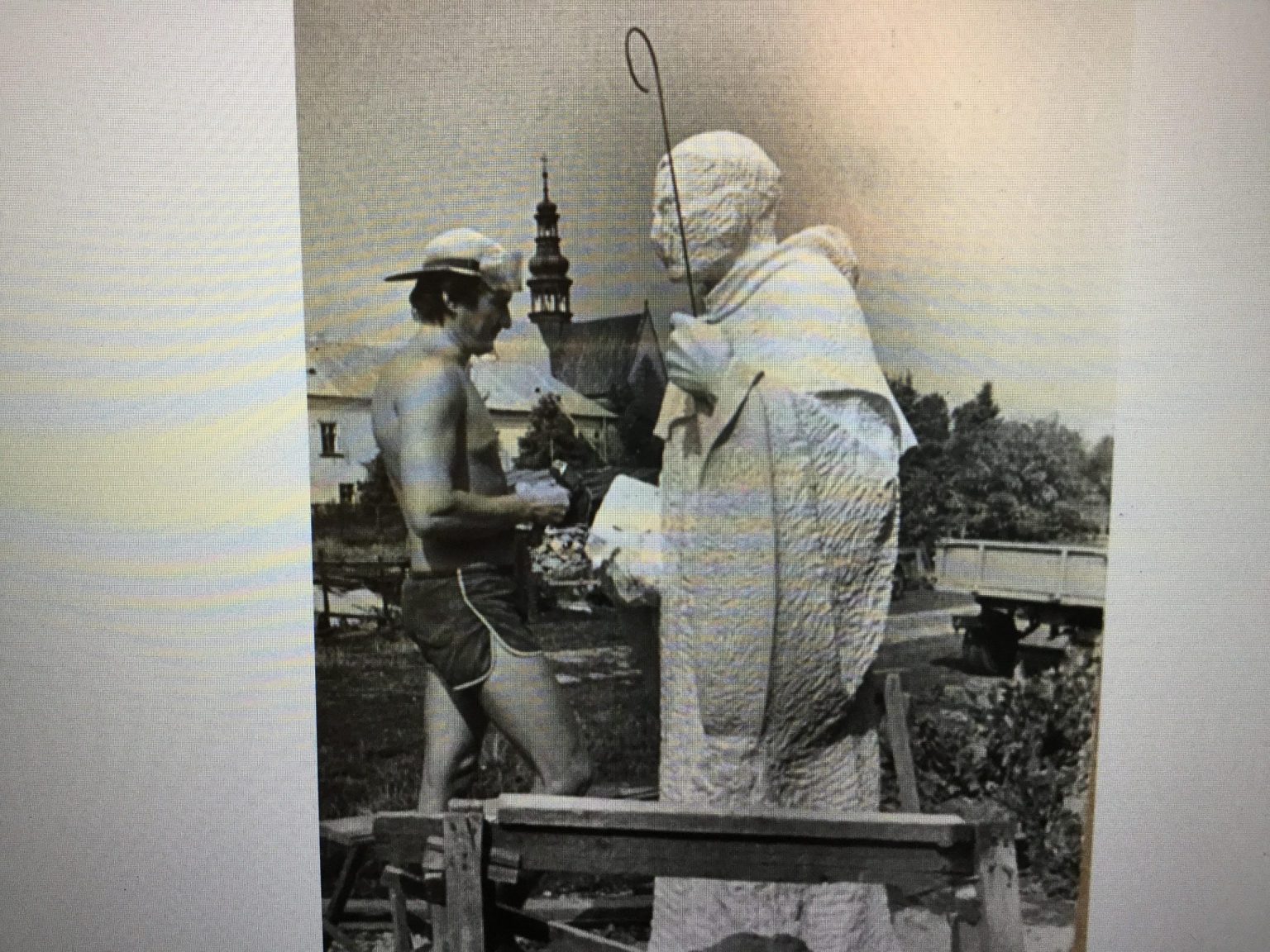 St.Gruszka, zdjęcie przy pracy