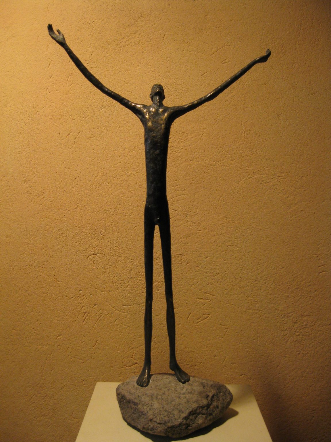 A.Łopiński, Z CYKLU DROGA MLECZNA, ROZMIAR: 70 CM, MATERIAŁ: BRĄZ/KAMIEŃ