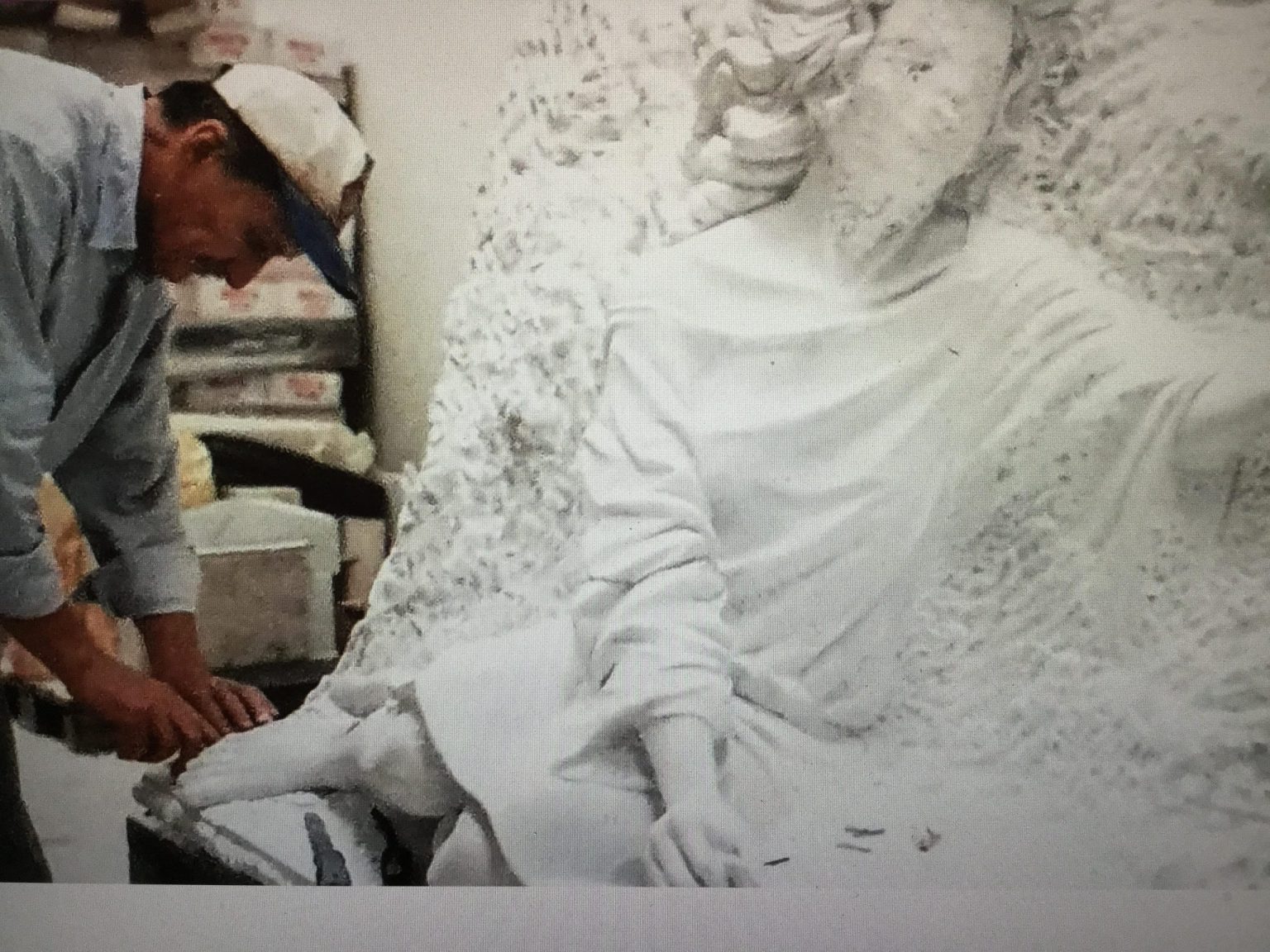 St.Gruszka, zdjęcie przy pracy