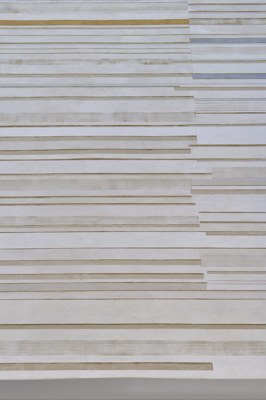 Marcin Bogusławski - sgraffito łączone z freskiem - 14m x 10m, Biblioteka Główna Województwa Mazowieckiego, Warszawa, ul. Koszykowa 26/28