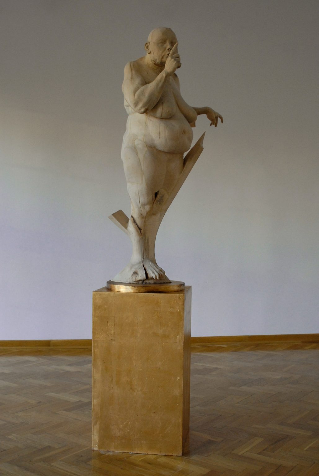 A.Kozak, Ewa, drewno, złocenia, 2018