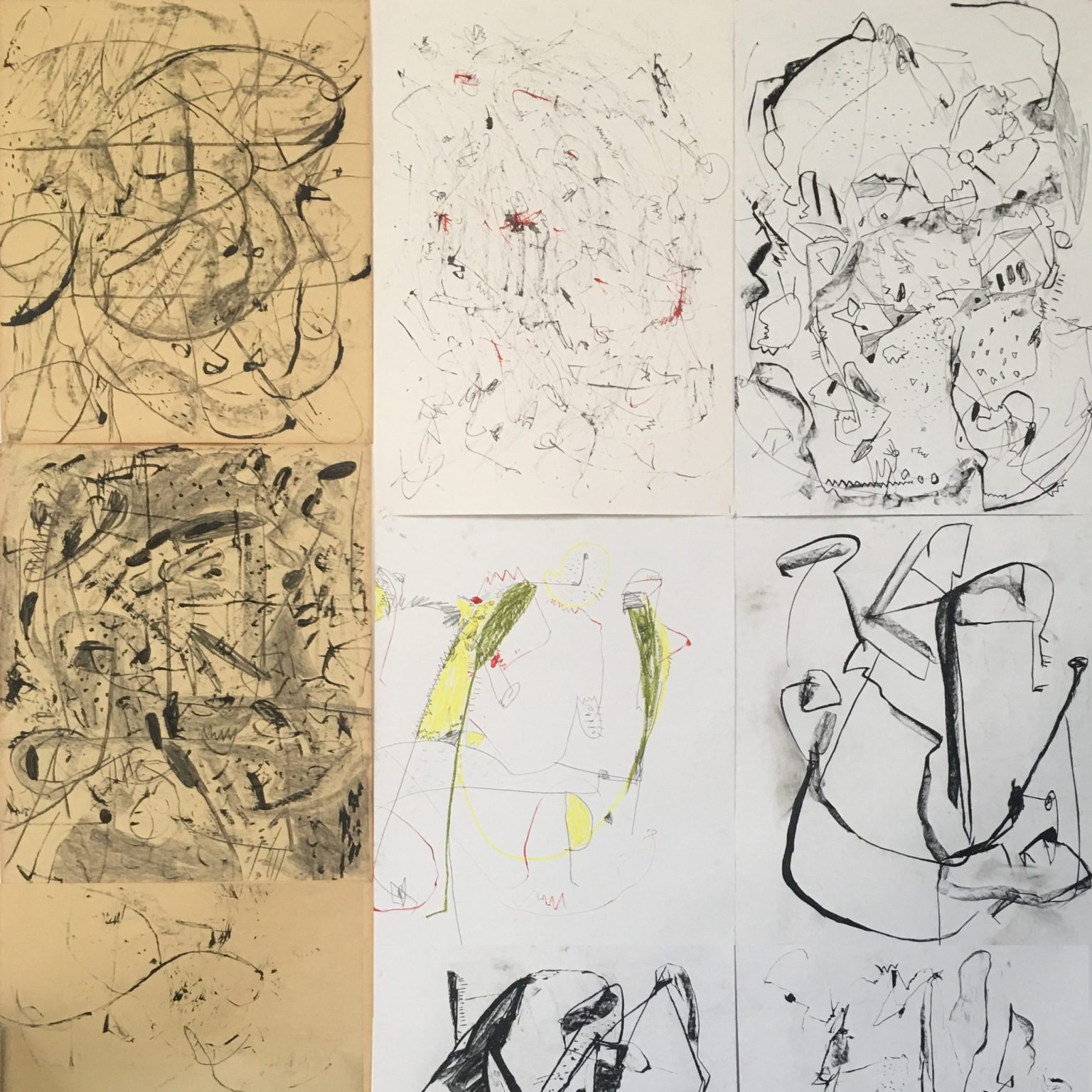 Rysunki i szkice, Pracownia Rysunku Interdyscyplinarnego, rys Aleksandra Przybysz 2018