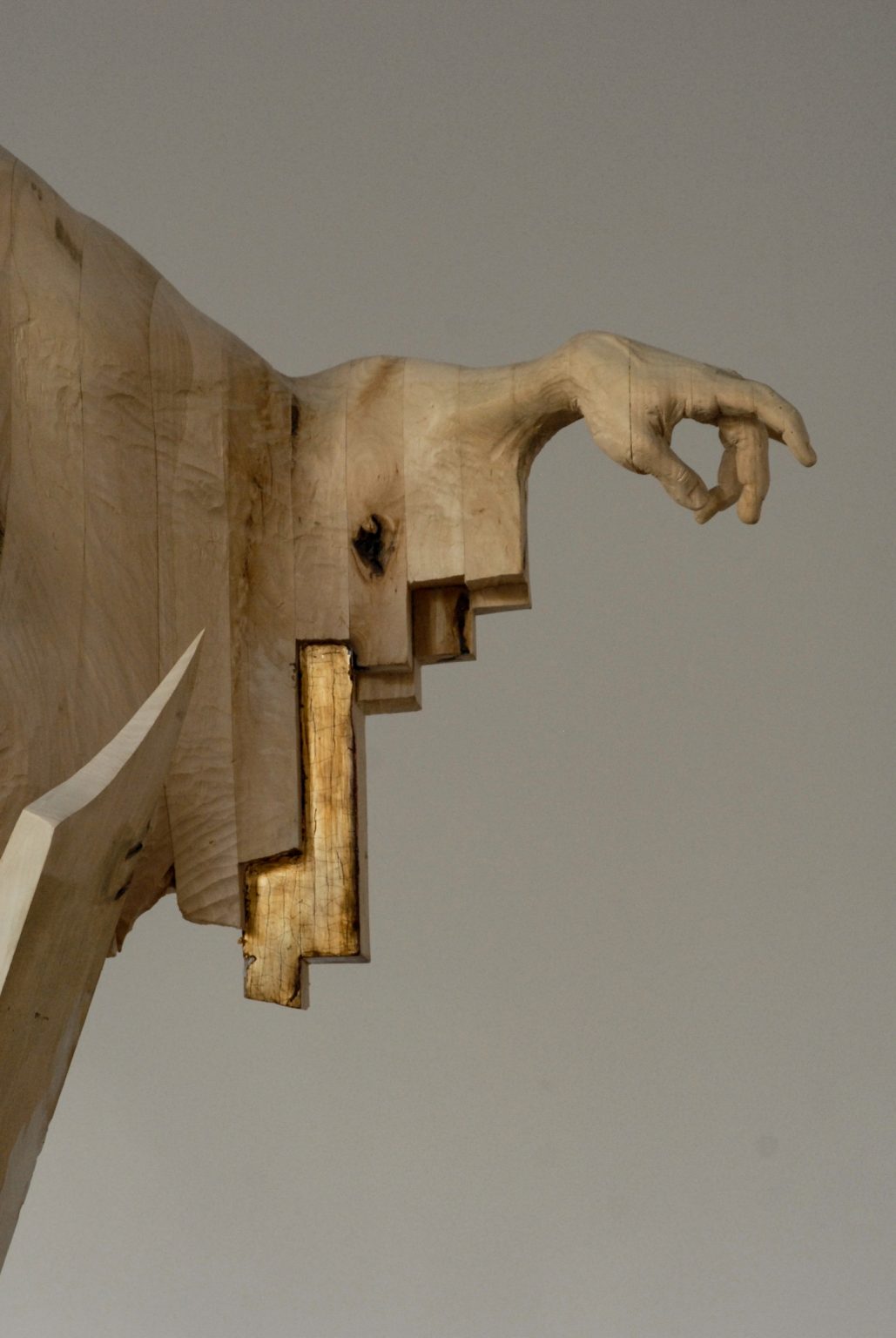 A.Kozak, Ewa, drewno, złocenia, 2018