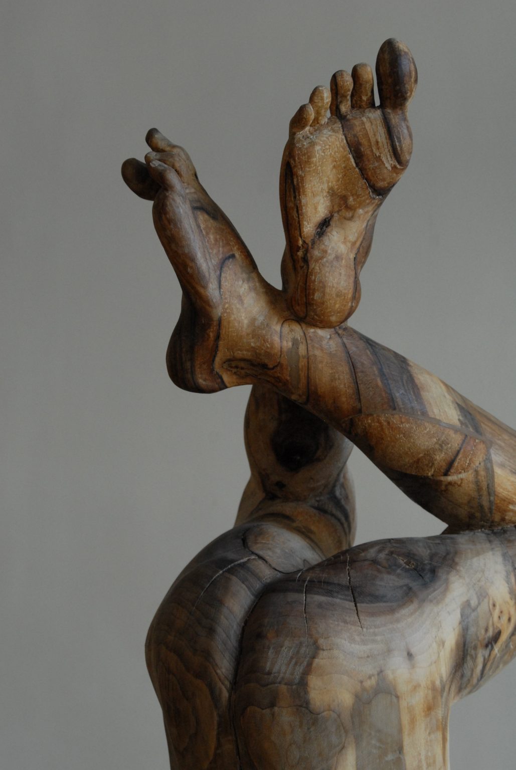 A.Kozak, Armin, drewno, kamień, 2018