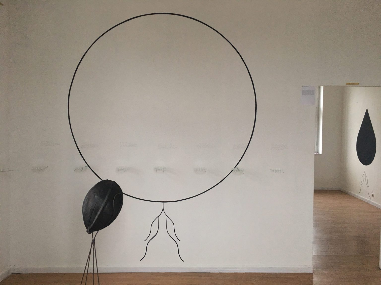 Oko, mural, ZOEpolis wystawa Fundacja NOŚNA Kraków 2019