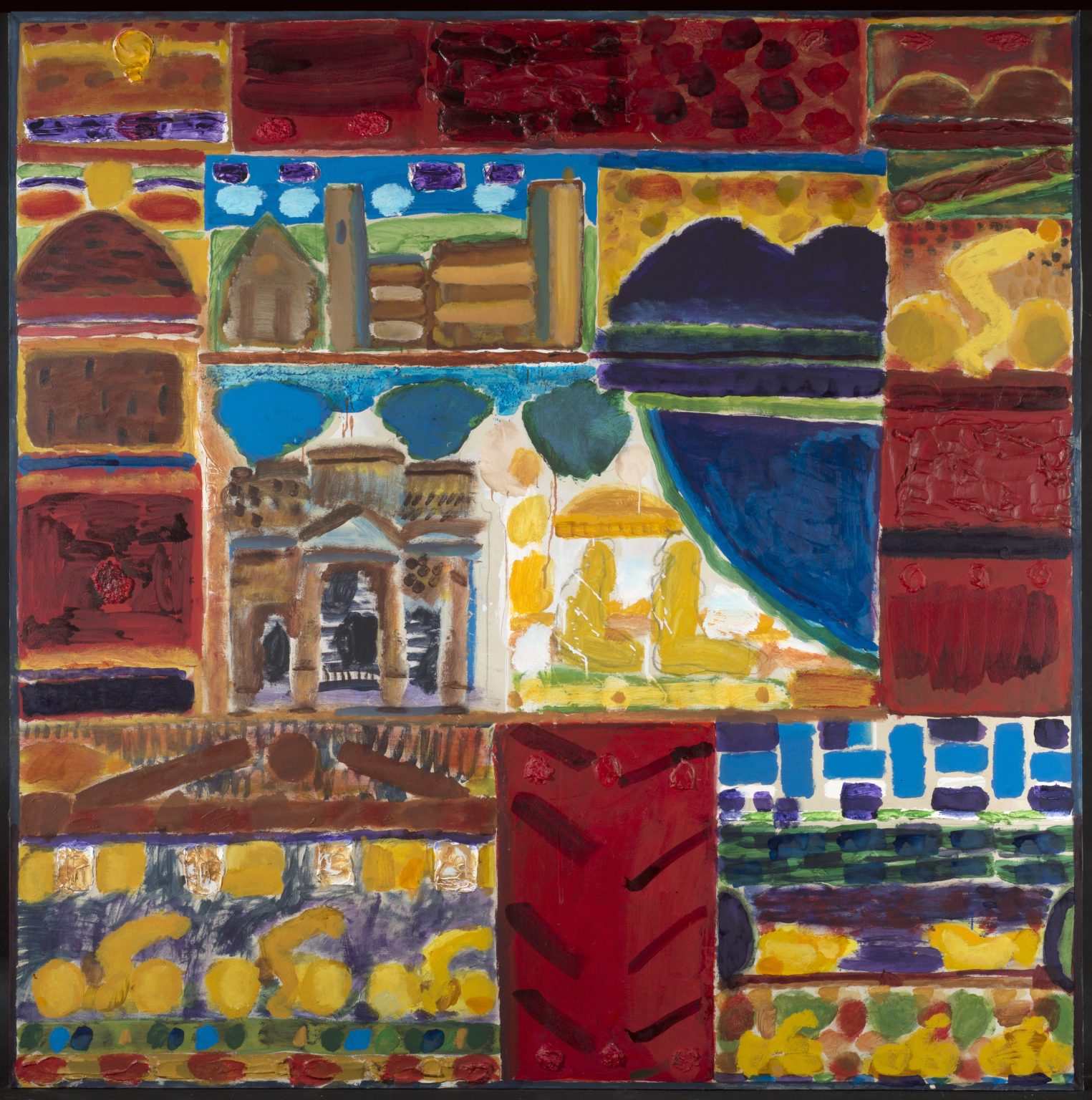 Krajobraz południowy z łukiem rzymskim, 2017 r.