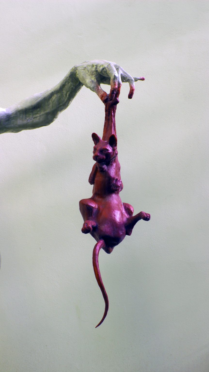 A.Kozak, Jasio ma kota, żywica, 2015