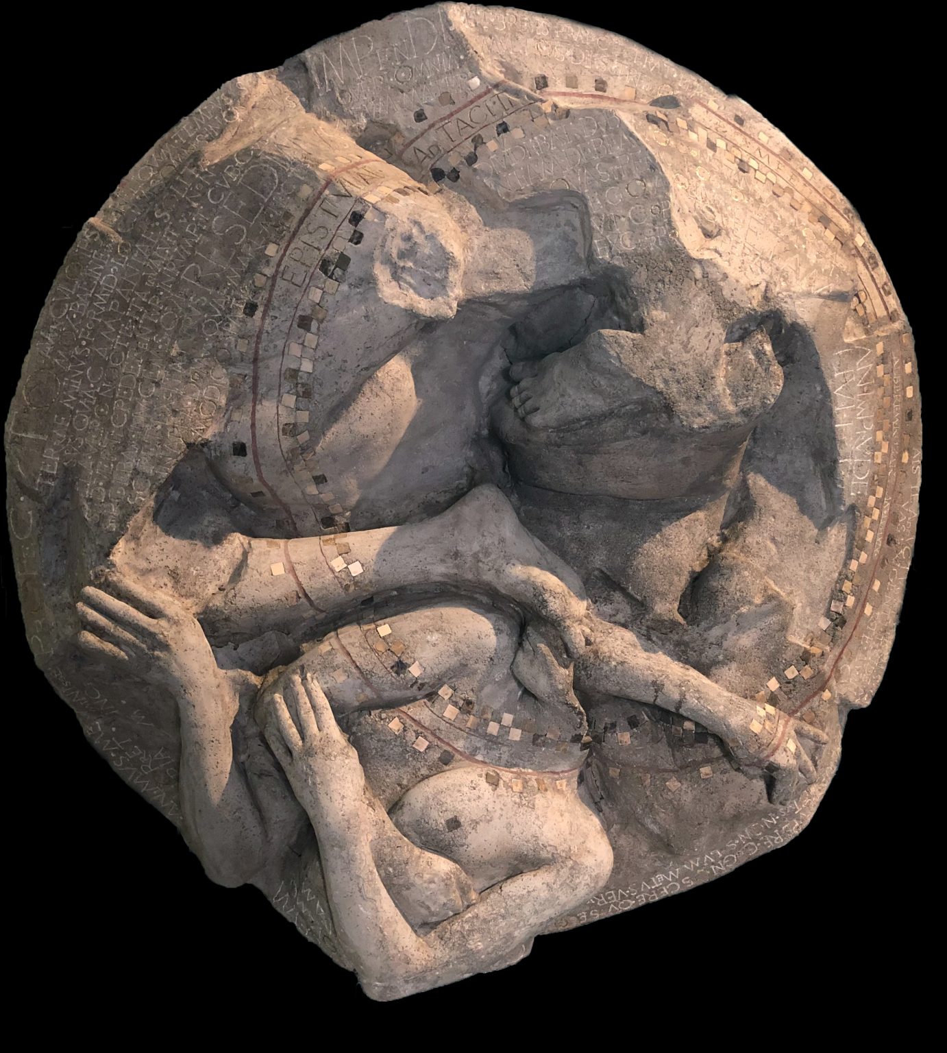 A.Kozak, Listy do Tacyta, beton, 2020