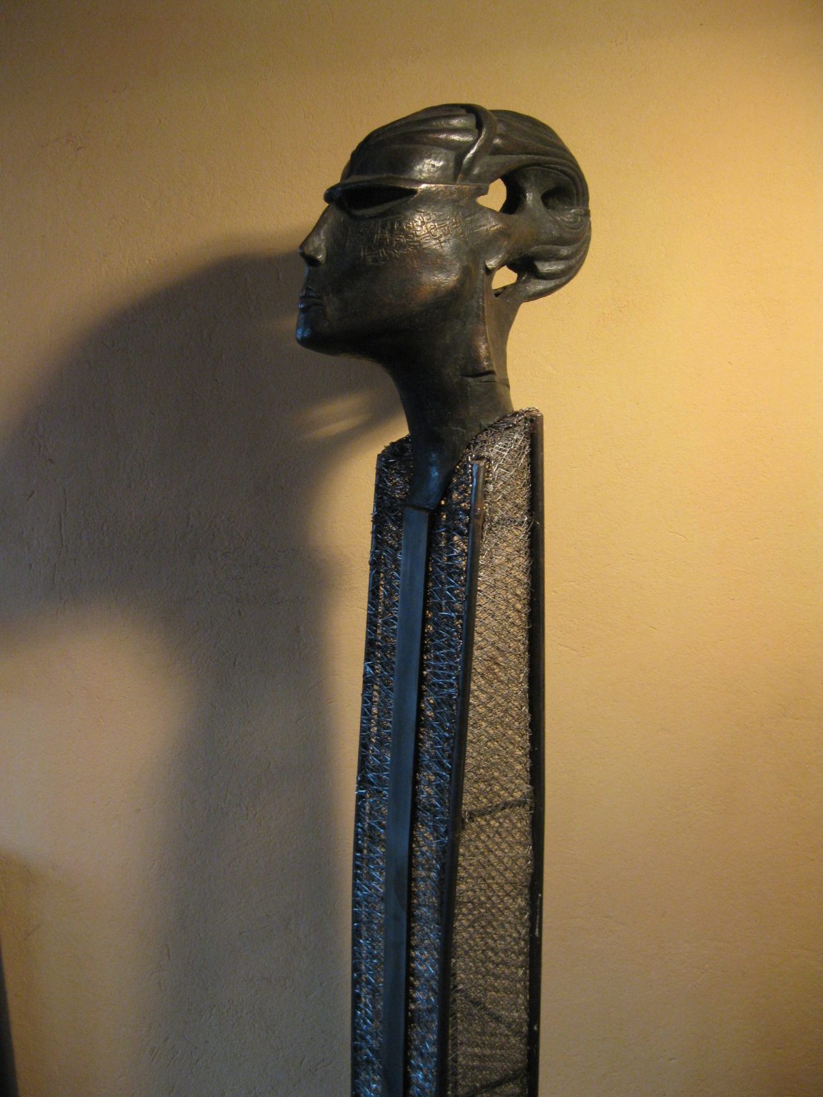 A.Łopiński, NEFRETETE WIEK XX
Rozmiar: 175 CM
Materiał: BRĄZ/STAL