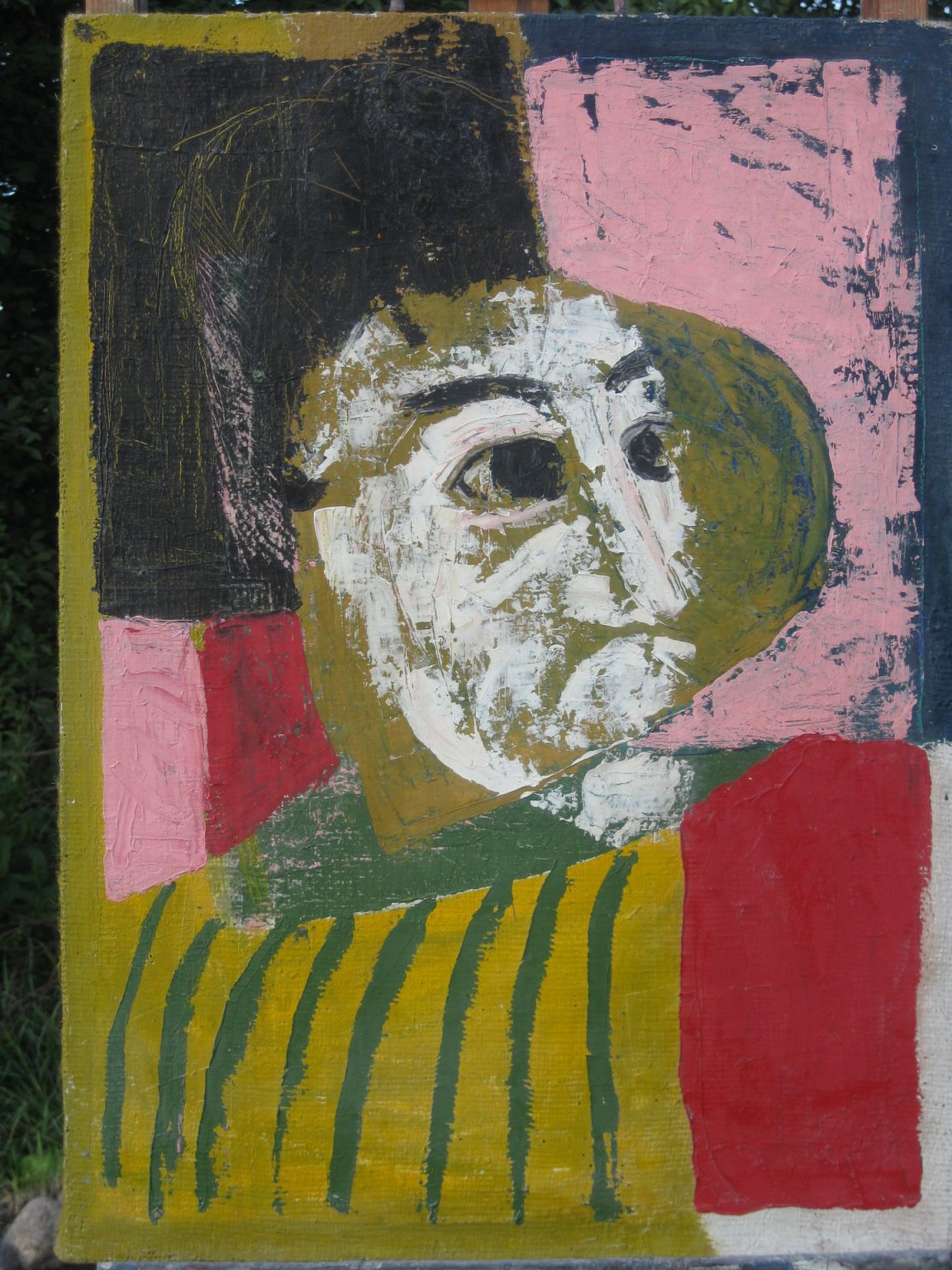 A.Łopiński, Z CYKLU OBRAZY POLITYCZNE, ROZMIAR: 50X70 CM, MATERIAŁ:OLEJ/PŁÓTNO