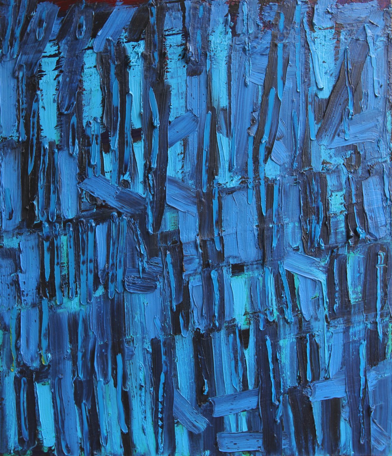 Marcin Bogusławski - Cykl XVII - 1, olej na plotnie,58 x 68