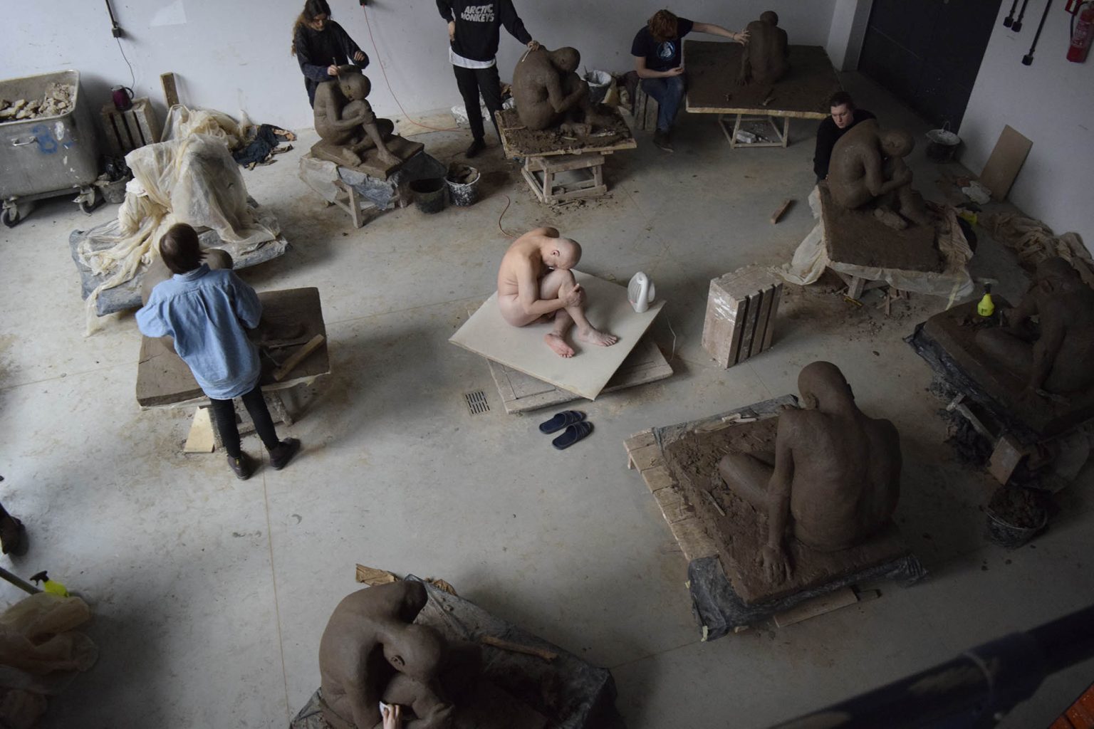 Prac. Rzeźby I roku, s. 1.2, G.Witek, 2017-2018