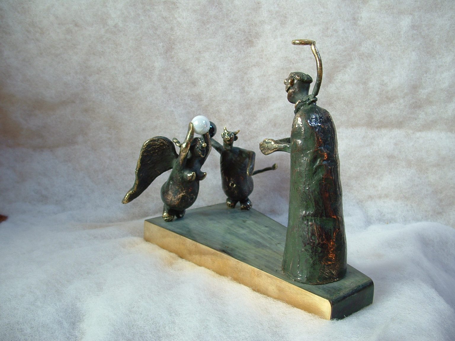 J.Łęcki, mała forma rzeźbiarska