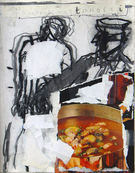 KONTROLA wnętrzności, rysunek, 1991