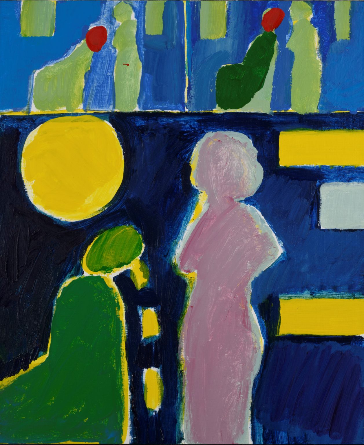 Woszczyński, Fryzjer, 2019, akryl, płótno